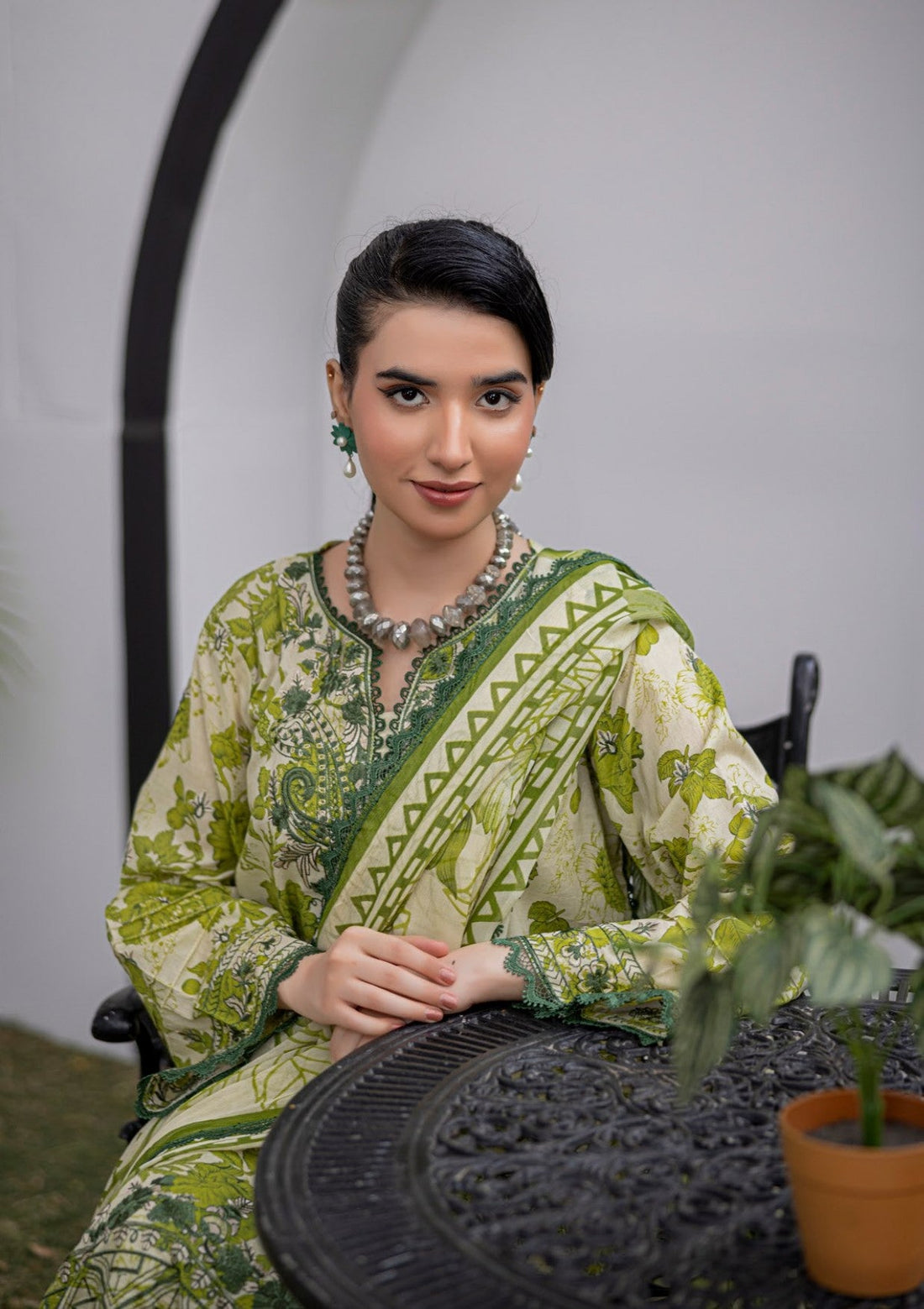 3 Piece Unstitched Embroidered Lawn Suit