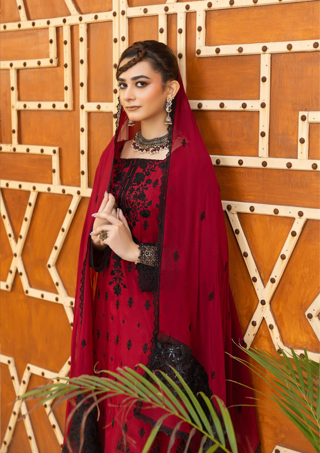 3 Piece Unstitched Embroidered Viscose Suit