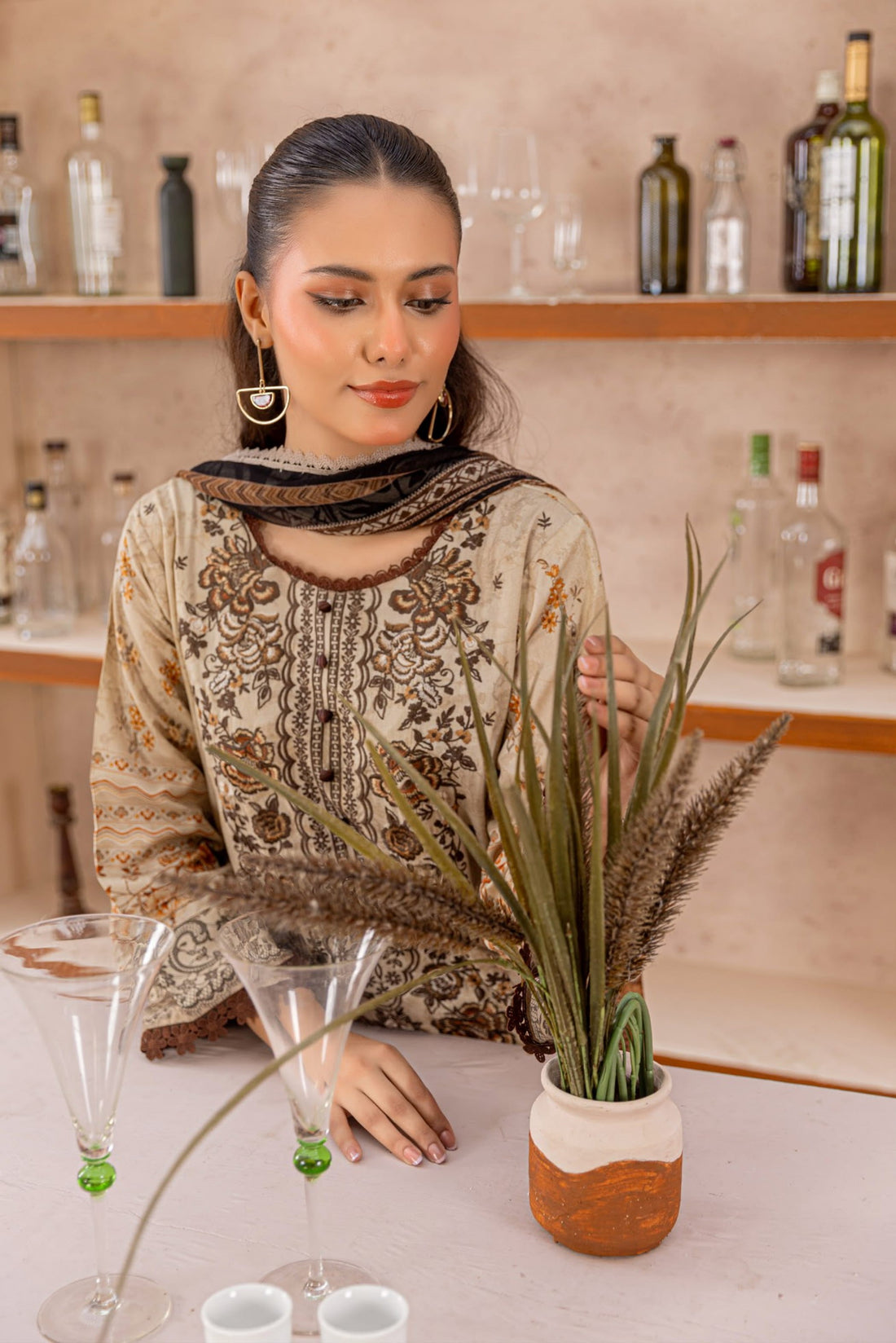 3 Piece Unstitched Embroidered Viscose Suit